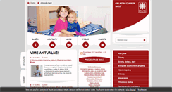 Desktop Screenshot of charitamost.cz